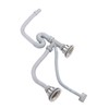 Double Sink Drain Pipe Kit, Expandable Flexible Double Kitchen Sink