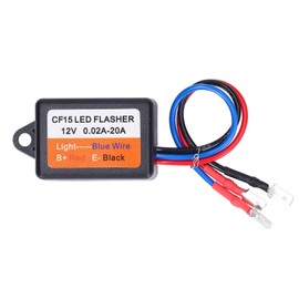 LED Strobe Relay, Flash Strobe Controller Auto Car Flasher Module LED Turn Light Relay 12V 0.02‑20A,for Turn Light