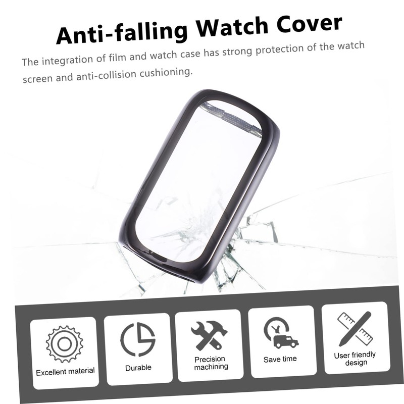 KONTONTY 2pcs Modern Watch Protector Cover Screen Protector Compatible Full