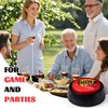 Mealivos Booze Buzzer Drinking Game Button-Funny Talking Button for Party,Happy