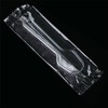 3" Clear Plastic Spoons Individually Wrapped,Disposable Spoons 50 count Individually