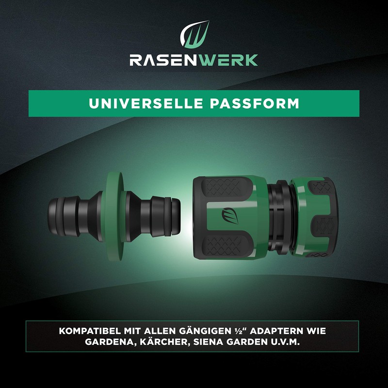 RASENWERK® - Hose Coupling for Connectors - Garden Hose Connector