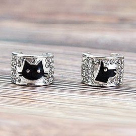 HEYGOO 2 Pack Dog & Cat Stethoscope Charms for Littman, Bling Stethoscope Tag for Nurse and Doctor, Nurse Accessories for Work