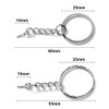 Homo Trends 100Pcs Keyring Rings Key Chain Split Metal Key