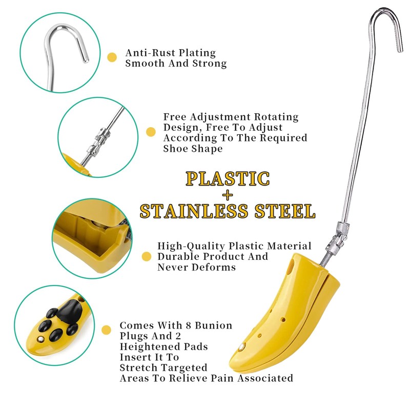 Dabiyvoil Boot Stretcher for Thick Feet, Cowboy Boot Stretcher Stretch