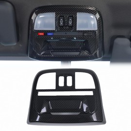 CHEAYAR Roof Reading Light Lamp Cover Trim Kit Compatible with Subaru WRX 2022 2023, Inner Front Reading Light Frame Decoration, Auto Interior Roof Lamp Panel Cover Accessories (Carbon Fiber Pattern)