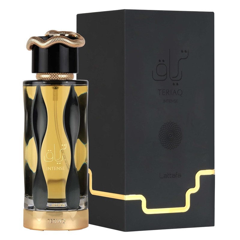 Lattafa Teriaq Intense for Unisex Eau de Parfum Spray, 3.4