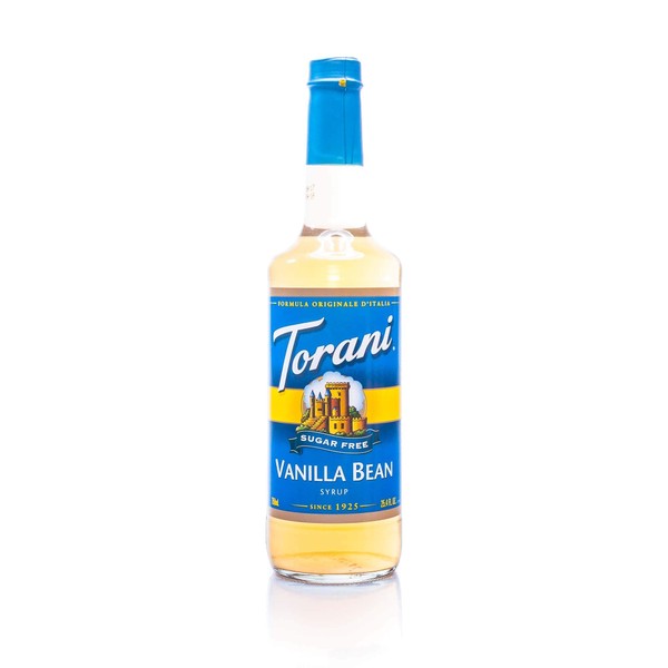 Torani Sugar Free Vanilla Bean Syrup w/ Splenda, 750 mL