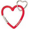 Milkfed 103213054029 Carabiner HEART CARABINER Women's Red Free, red