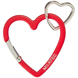 Milkfed 103213054029 Carabiner HEART CARABINER Women's Red Free, red