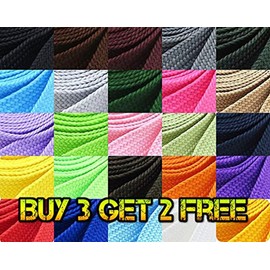 Thick Fat Shoelaces for Sneakers, Boots and Shoes By Ti Shoe Laces - Chose Your Colors (Coffee)