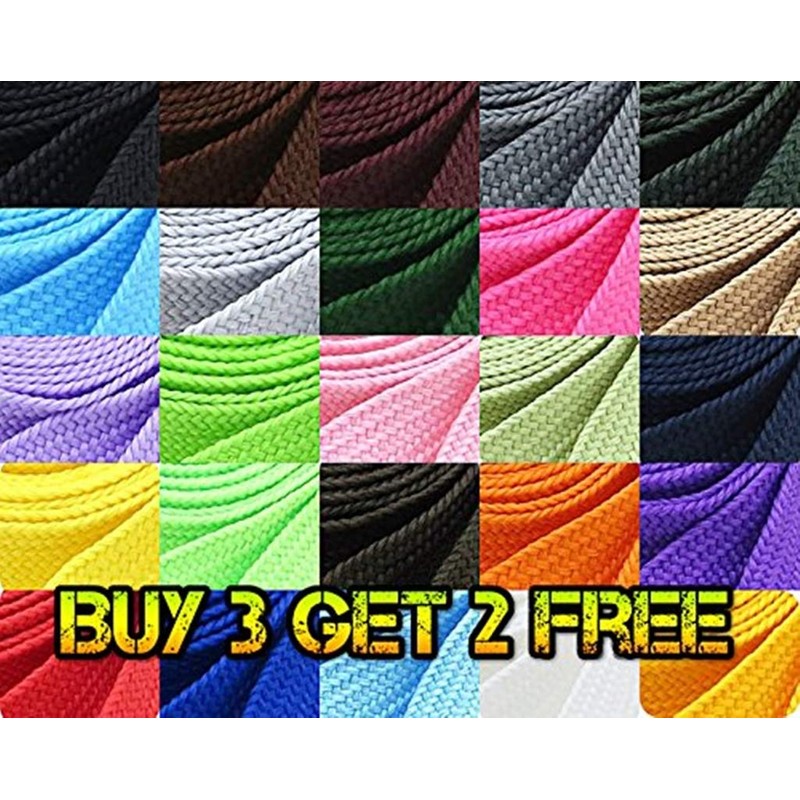 Thick Fat Shoelaces for Sneakers, Boots and Shoes By Ti