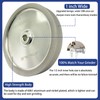 CBN Grinding Wheel 6 inch 320 Grit,1" Wide,1/2” Arbor,for Sharpening