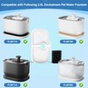 24 Pcs Replacement Filters for Dockstream Cat Water Fountain PLWF105/PLWF115/PLWF005,