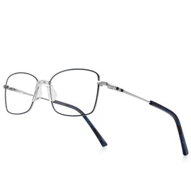 RB.Pilot Reading Glasses Blue Light Blocking Spring Hinge Readers for Women Anti Glare Filter Lightweight Eyeglasses