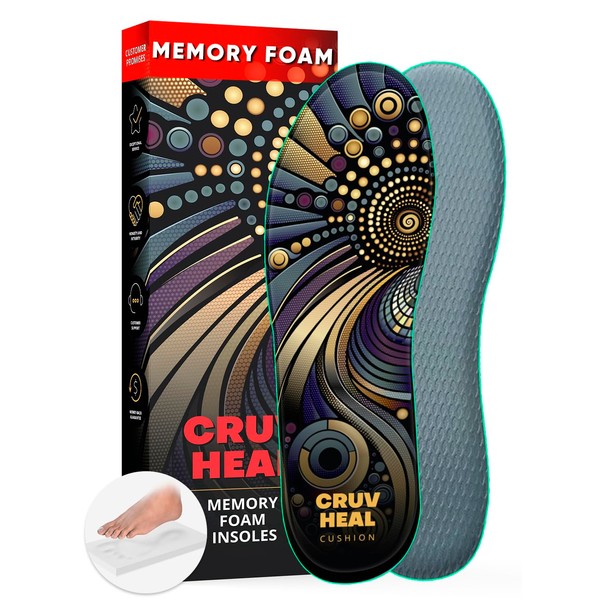 Memory Foam Shoe Inserts - for Men and Women -