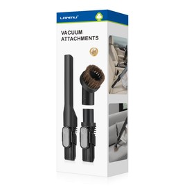 LANMU Crevice Tool Vacuum Attachments Compatible with Shark IX141 IZ363HT IZ362H IZ363HT IZ362H Pet Cordless Stick Vacuum, Horse Hair Brush Replacement Parts for D-Shaped Interface Vacuum