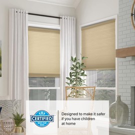 CHICOLOGY Cellular Shades , Window Blinds Cordless , Blinds for Windows , Window Shades for Home , Window Coverings , Cellular Blinds , Door Blinds , Morning Croissant, 72"W X 48"H