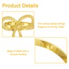sourcing map 18Pcs Metal Napkin Rings, Butterfly Table Napkin Holders