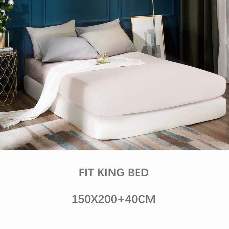 AYSW Extra Deep Fitted Sheet 16"(40 cm) King Size Bedding