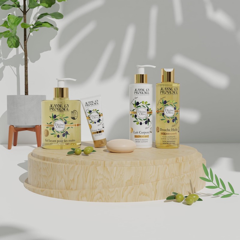Jeanne En Provence en Provence Lavant Mains Gel Divine Olive