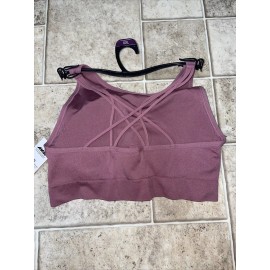 Avia NWT Womens Avia Blush Pink Seamless High Neck Sports Bra Size XXL