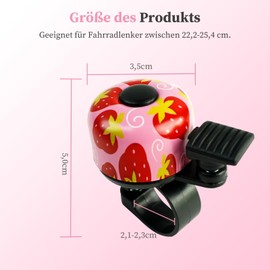 1 Cute Children's Bicycle Bell, Children's Bell, Bicycle Bell, Children's Bicycle Bell, Bicycle Bell, Children's Bicycle Bell, Loud Bicycle Bell for Girls
