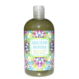 Greenwich Bay Greenwich Bay Trading Co. Exfoliating Scented Body Wash - Luxury Spa Quality, Shea & Cocoa Butter Enriched - 16 Ounce (Orchid Jojoba)