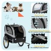 Large Dog Bike Trailer - HAPPAWS Pet Trailer for Bicycle,