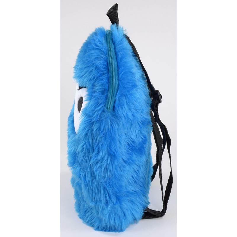 Sesame Street Cookie Monster Plush Backpack, 33 cm x 28