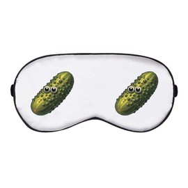 Azeeda 'Funny Pickle Face' Sleep/Travel Eye Mask (EY00032342)