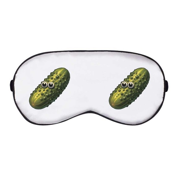 Azeeda 'Funny Pickle Face' Sleep/Travel Eye Mask (EY00032342)