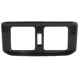 Rear Air Conditoner Outlet Vent Cover Panel Trim Carbon Fiber Style Decoration Replacement for RAV4 2019‑2021