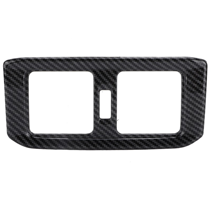 Rear Air Conditoner Outlet Vent Cover Panel Trim Carbon Fiber