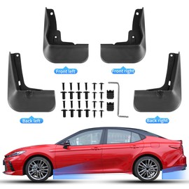 LUNQIN Car Mud Flaps Splash Guards Mudflaps for Toyota Camry 2025 LE SE XSE XLE Auto Exterior Accessories Tire Mudguards Wheel Inner Fender Liner Guard Flap Fenders Accessory