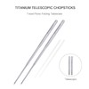 Boundless Voyage Titanium Folding Tableware Fork Spoon Spork Chopsticks Ultralight