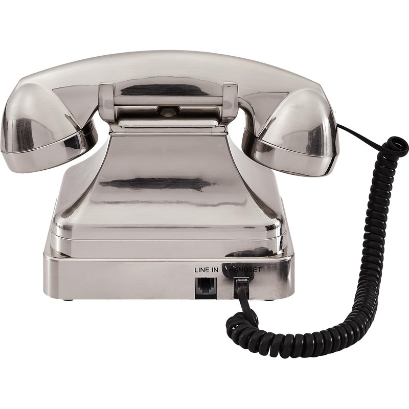 Crosley CR62-BC Kettle Classic Corded Desk Phone - Landline for