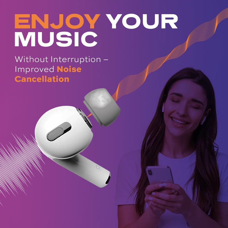 STATIK CloudBuds Earbud Tips, Replacement Earbud Tips for Ear Tips