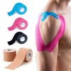 Men's Sports Compression Band for Knee, Wrist & Ankle Support Muscle Pink 2ea