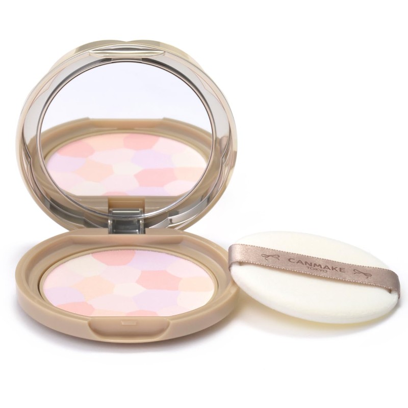 Canmake Marshmallow Finish Powder: Abloom 02 Sakura Tulle, Toning Face