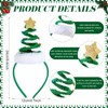 Janmercy 3 Pieces Christmas Tree Costumes for Women 3D Print