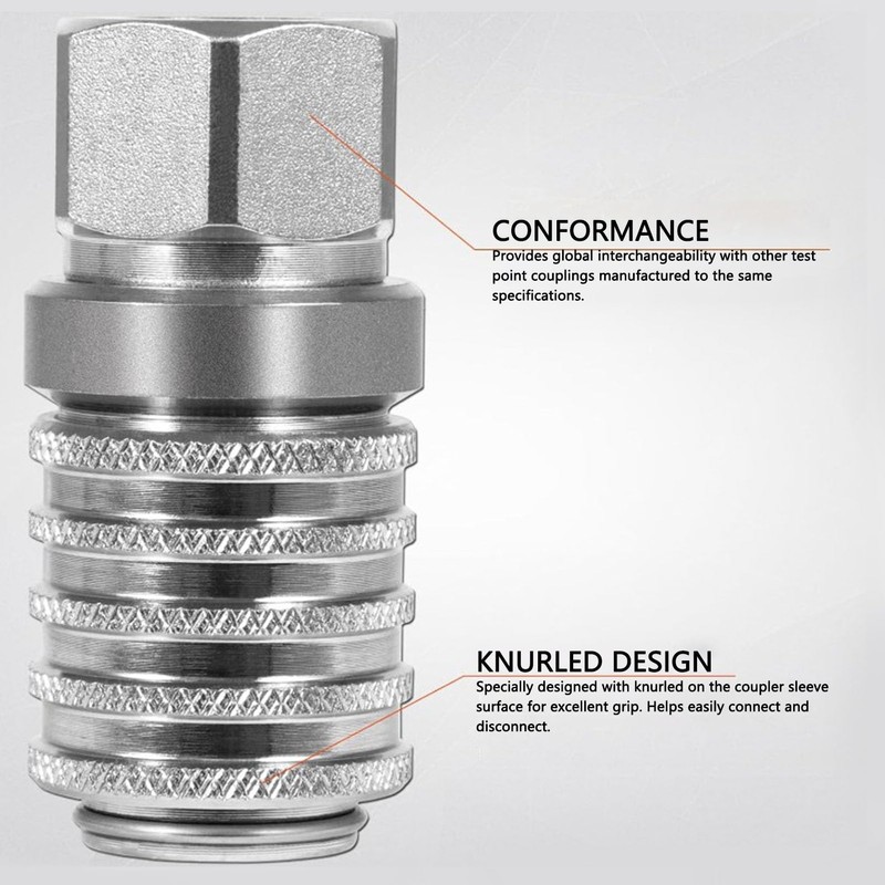 Compucheck Fitting Diagnostic Equipment Quick Connect Coupler PD242 Series PD