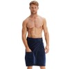 Morgenstern Changing Towel Sauna Sports Men blue 23"/60 cm long
