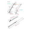 I-EASYDWW Casement Window Hinges, Stays, Stopper, Brace, Lock - Windproof