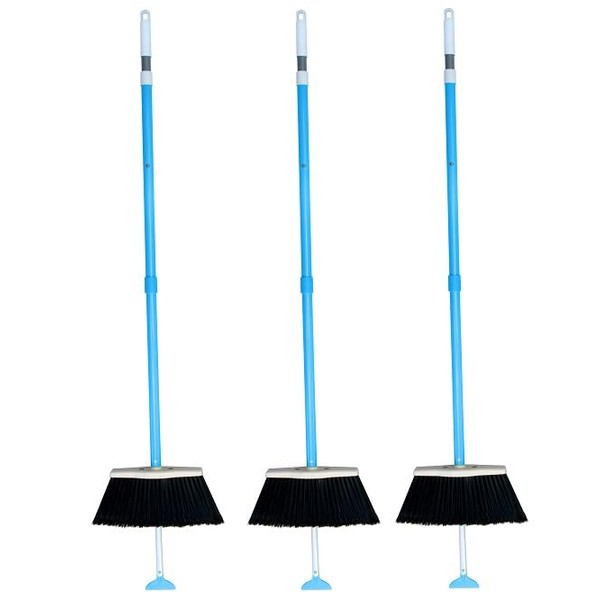 3-Pack SweepEasy Scrape, Sweep & Go Broom - Sweep Easy