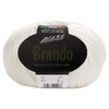 DIANA Brand W-61 Wool Yarn, Medium Thick, Col.101, White, 1.4