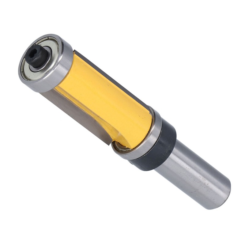 1/2in Shank Flush Trim Bit Double Bearings Straight Milling Cutter