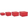 Stockroom Plus 4 Pack Square Nesting Gift Boxes Decorative Boxes
