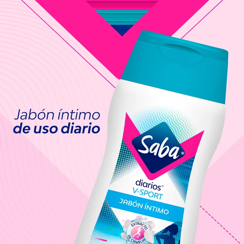 Jabón Íntimo Saba Diarios Sport Control Olor 130
