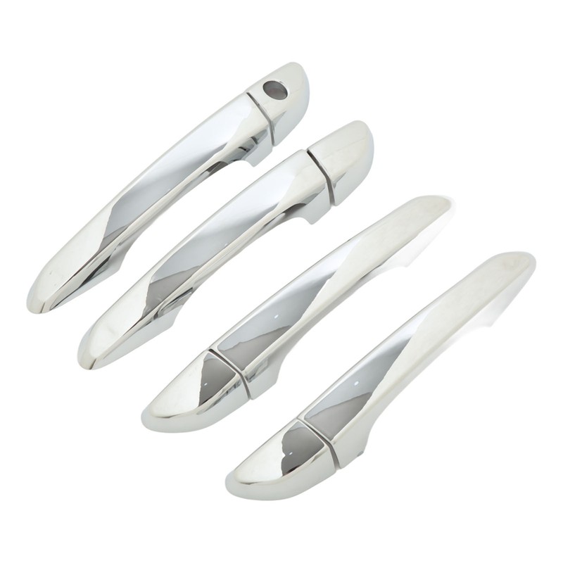 Car Outside Door Handle Cover with Caps Mirror Chrome Replacement